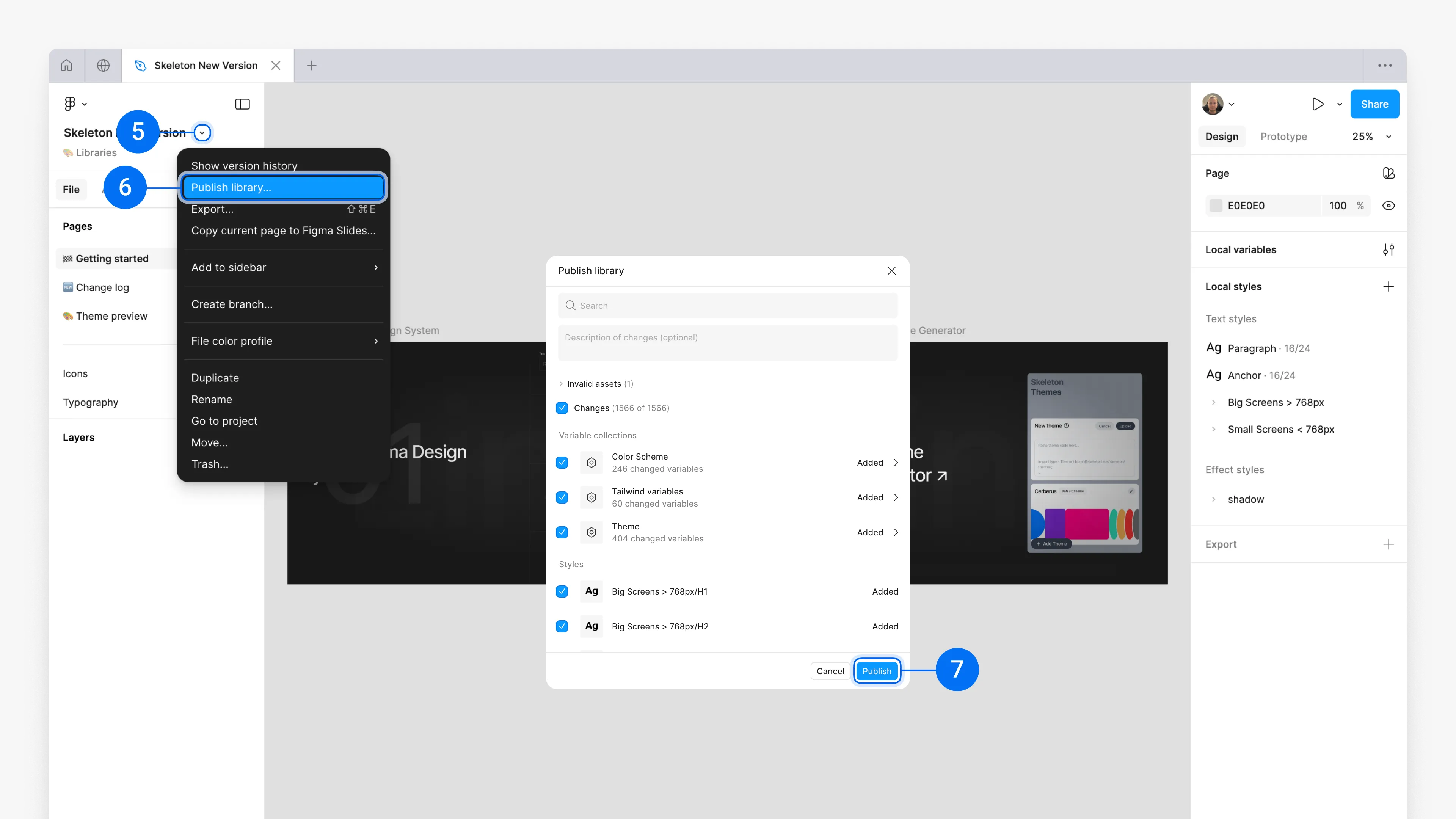 Publish Library